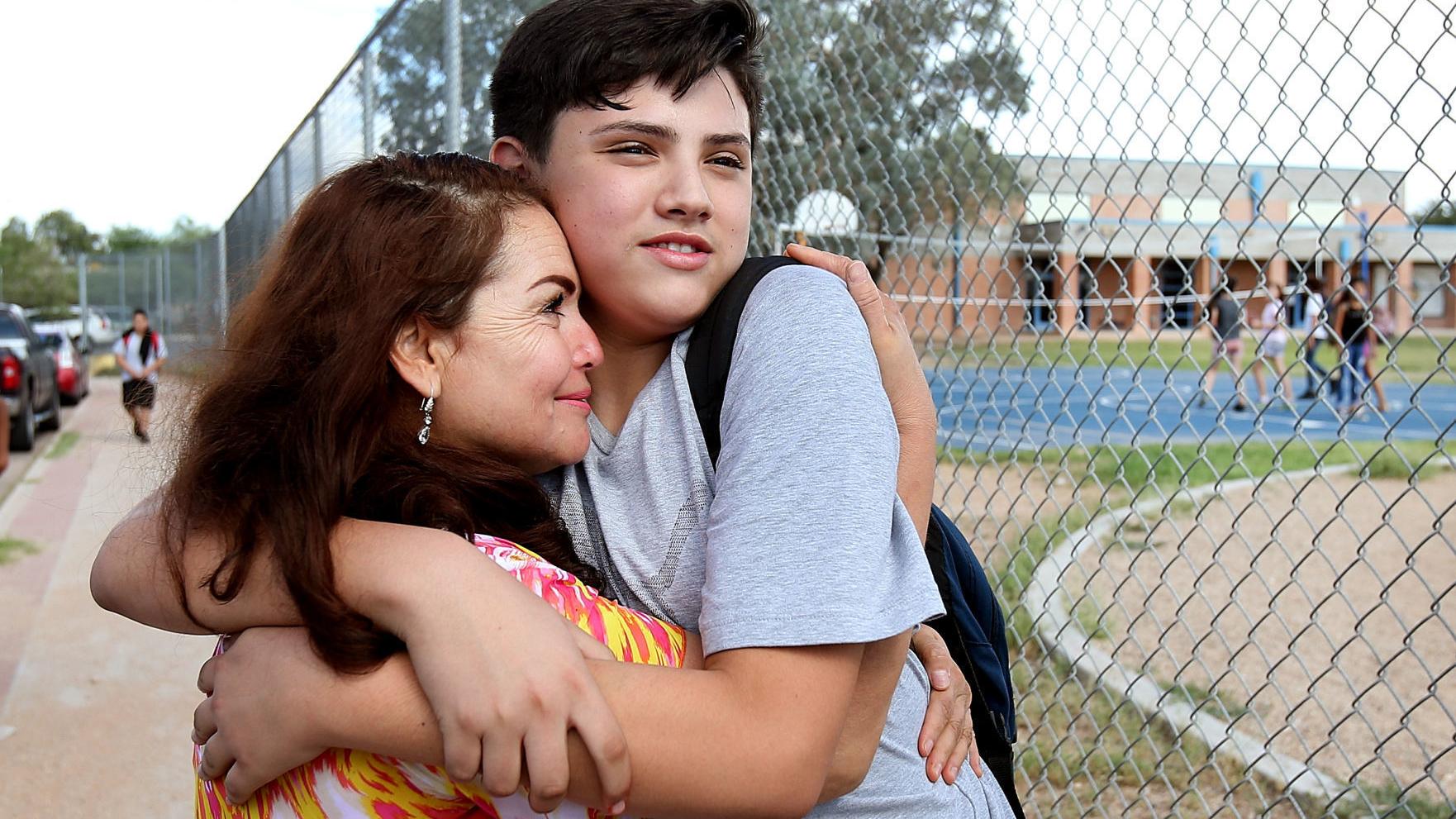 Newly widowed mom exits US with a hole in her heart